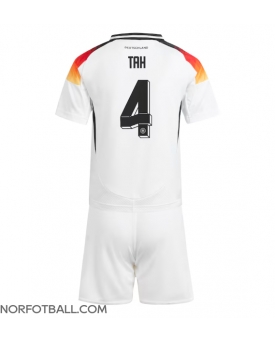 Billige Fotballdrakt Tyskland Jonathan Tah #4 Replika Hjemmedraktsett Barn EM 2024 Kortermet (med bukser)